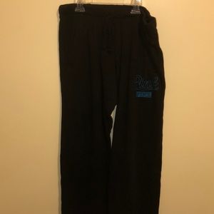 Black Wide-Legged Sweatpants